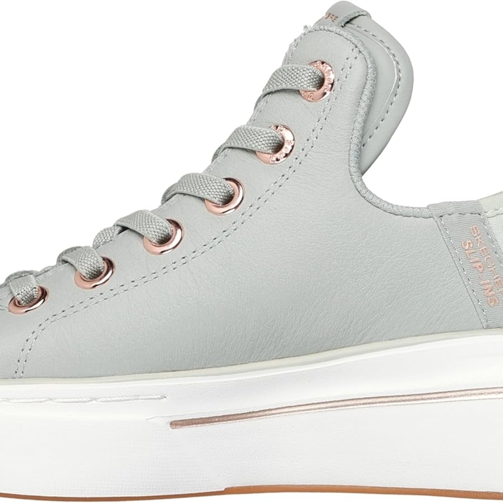 NWT! Skechers x Snoop Dogg Slip-Ins Sage Green Platform Sneakers ✨ Rose Gold • - Picture 6 of 8